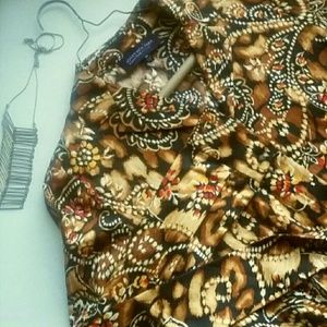 Jones  NY new paisley elegant cotton blouse